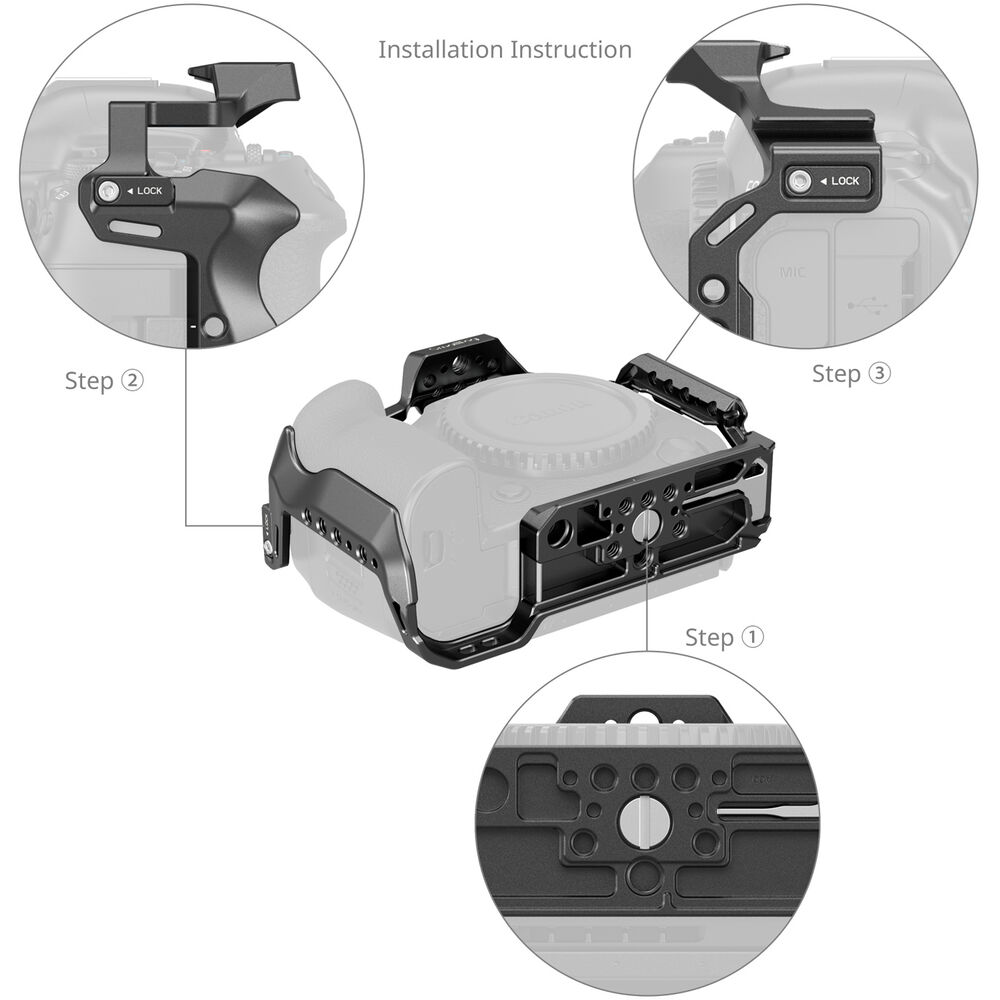 SmallRig Cage for Canon EOS R5M2 4978 | Chính Hãng - Ảnh 3