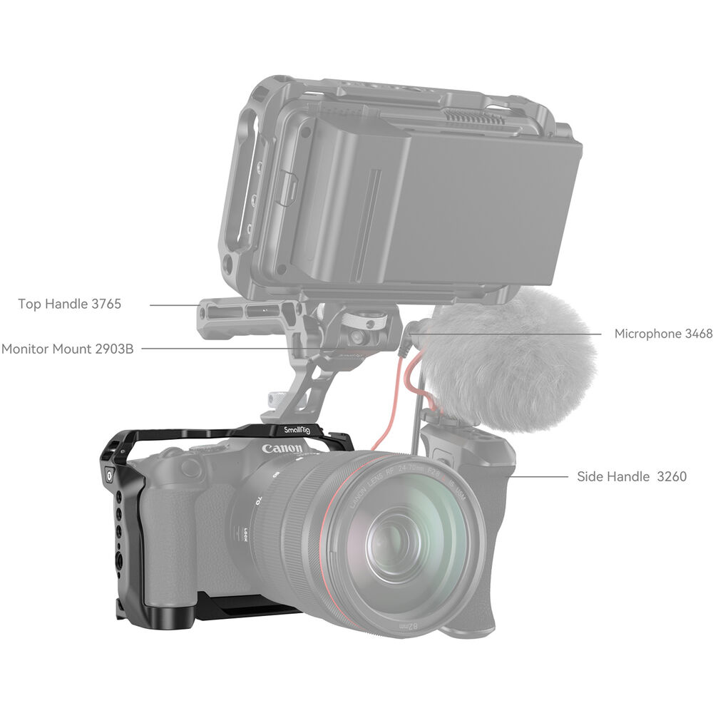 SmallRig Cage for Canon EOS R8 4212 | Chính Hãng - Ảnh 5