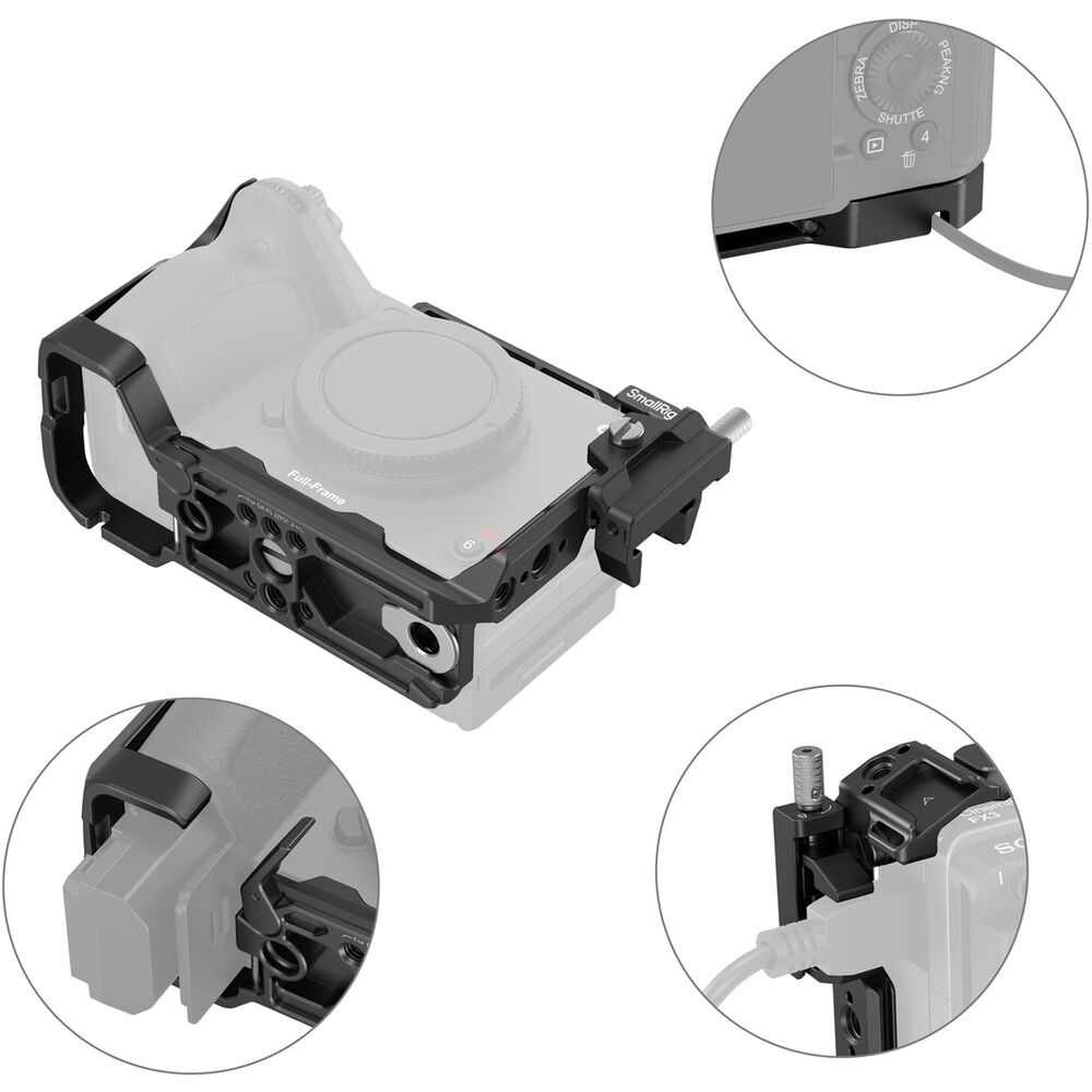 SmallRig Cage for Sony FX30 / FX3 4183B - Ảnh 6