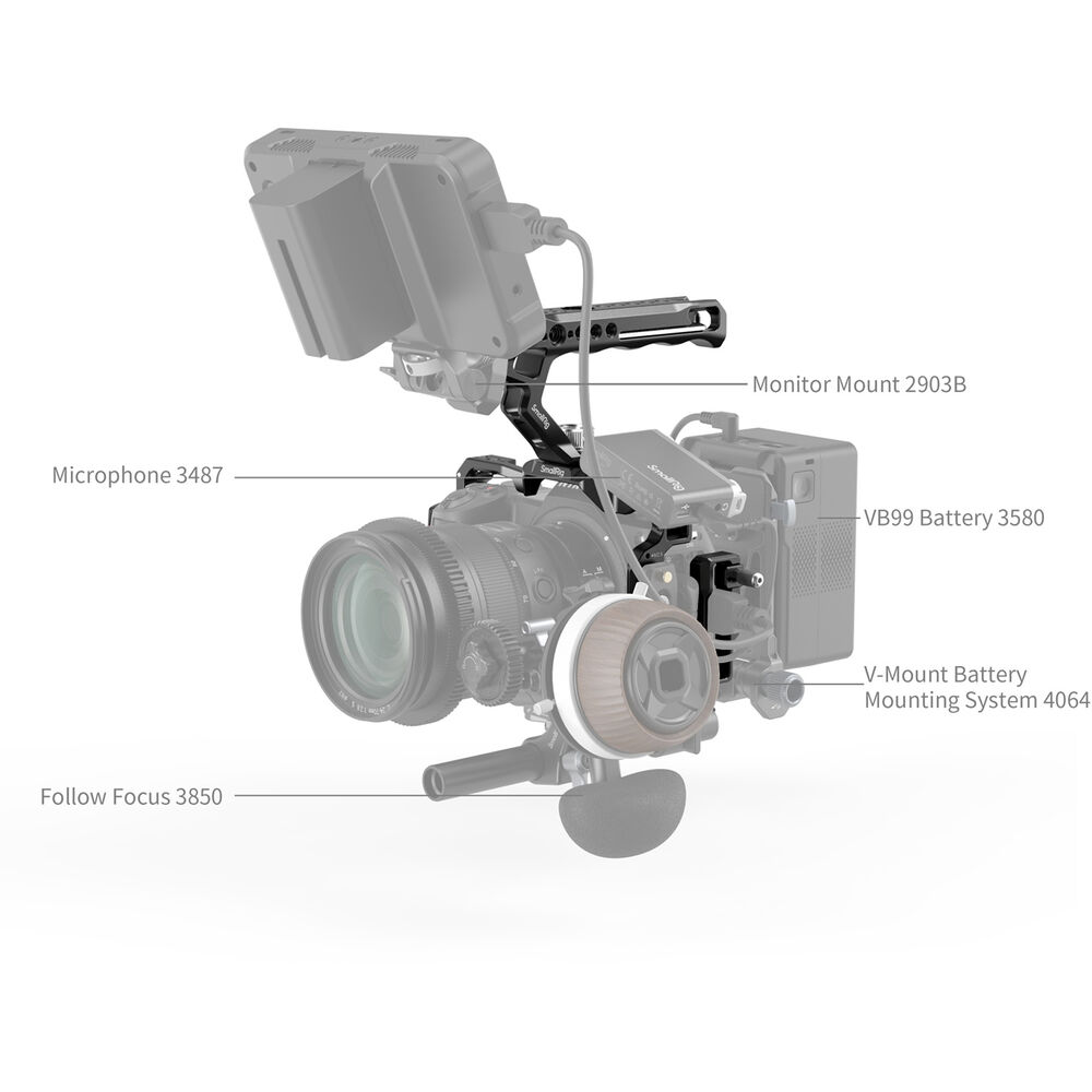SmallRig Camera Cage Kit for Nikon Z6M3 4520 | Chính Hãng - Ảnh 5