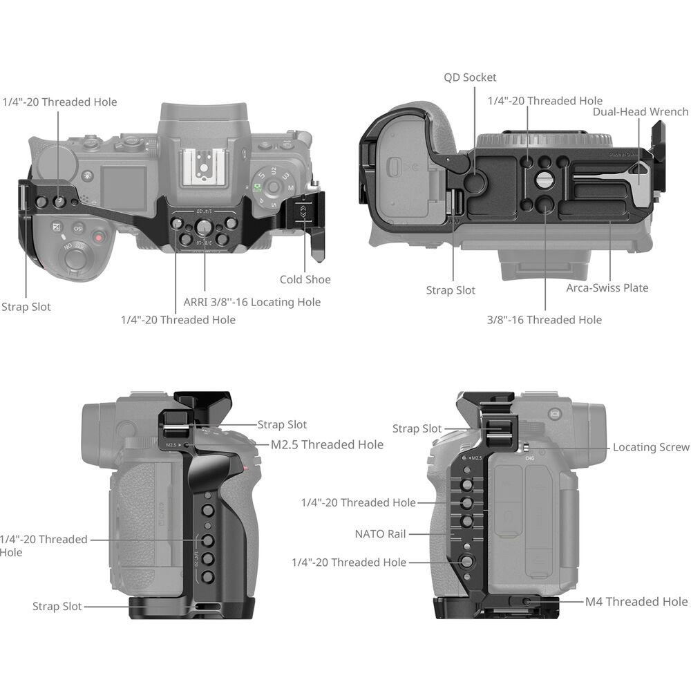 SmallRig Camera Cage for Nikon Z6M3 4519 | Chính Hãng - Ảnh 4