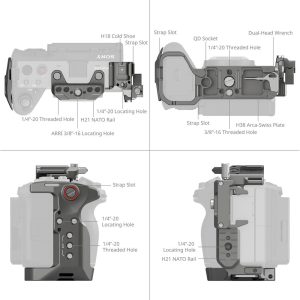 SmallRig HawkLock Quick Release Advanced Cage Kit for Sony FX3 / FX3A / FX30 4771 | Chính Hãng - Ảnh 3