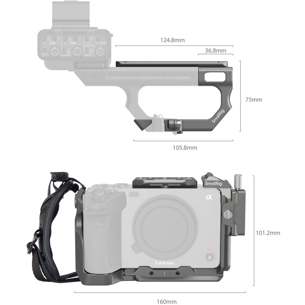 SmallRig HawkLock Quick Release Advanced Cage Kit for Sony FX3 / FX3A / FX30 4771 | Chính Hãng - Ảnh 4