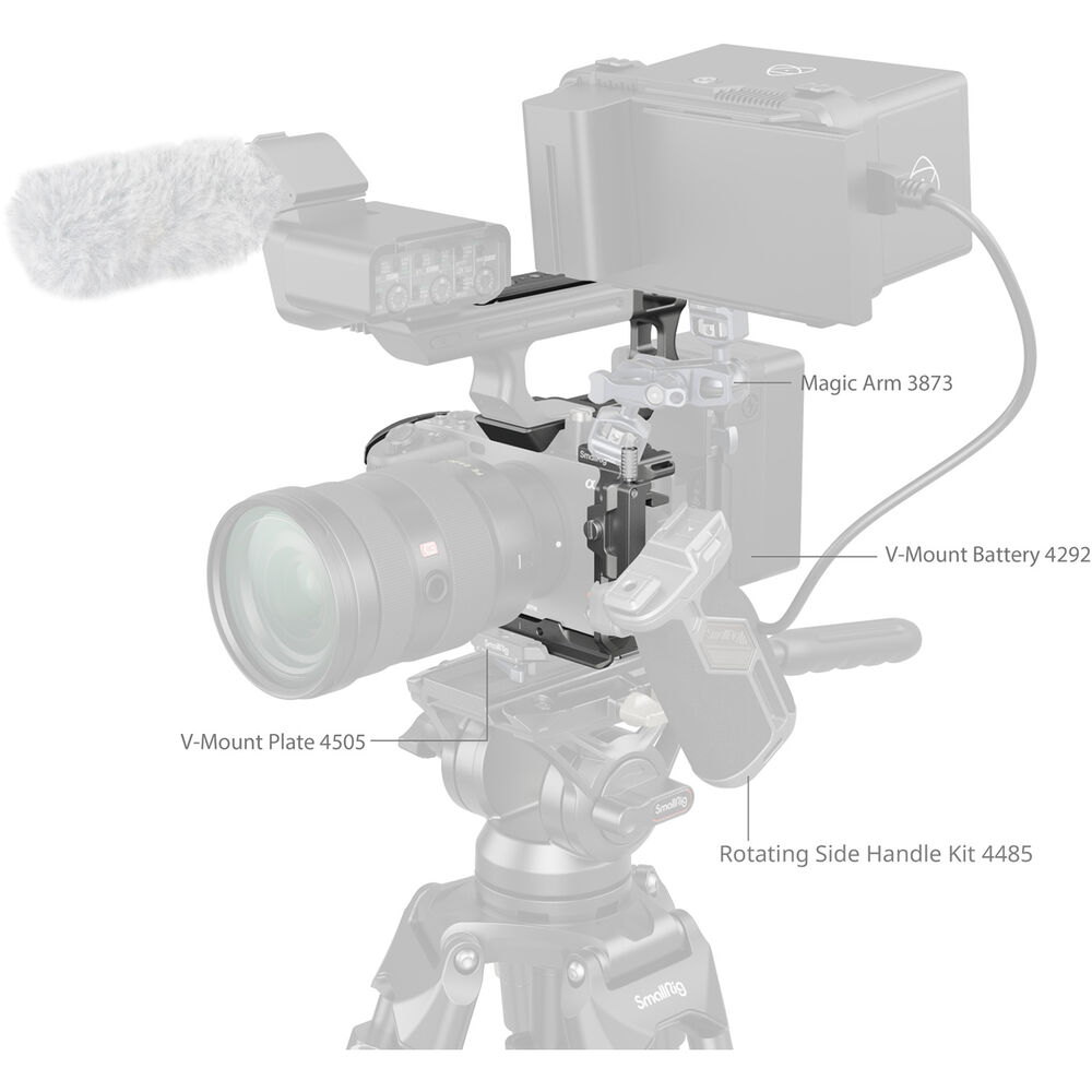 SmallRig HawkLock Quick Release Advanced Cage Kit for Sony FX3 / FX3A / FX30 4771 | Chính Hãng - Ảnh 6