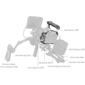SmallRig HawkLock Quick Release Cage Kit for Canon EOS R5M2 5029 | Chính Hãng - Ảnh 7