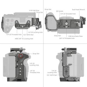 SmallRig HawkLock Quick Release Cage Kit for Sony FX3 / FX30 4770 | Chính Hãng - Ảnh 4