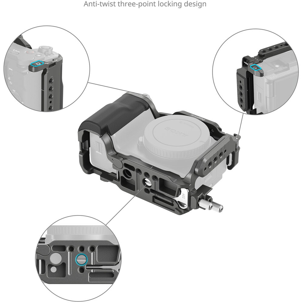 SmallRig HawkLock Quick Release Cage Kit for Sony ZV-E10M2 4949 | Chính Hãng - Ảnh 5