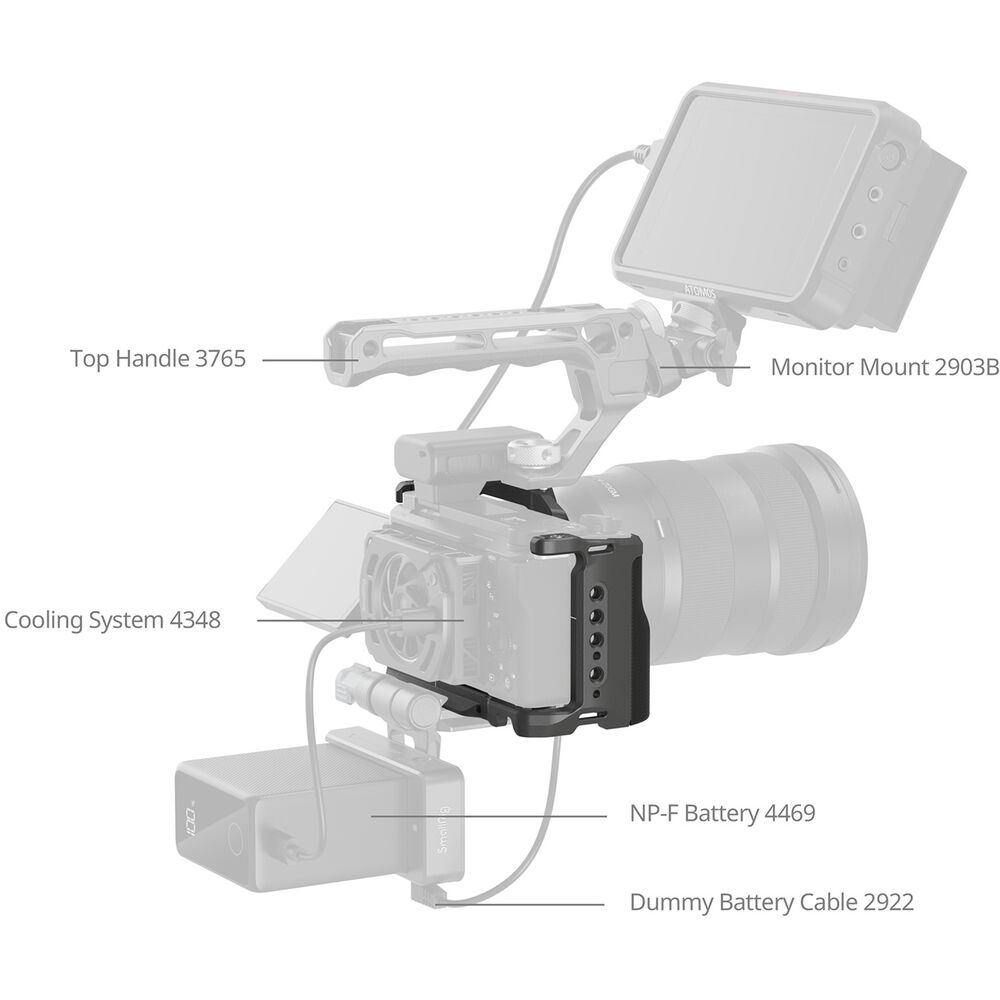 SmallRig HawkLock Quick Release Cage Kit for Sony ZV-E10M2 4949 | Chính Hãng - Ảnh 7