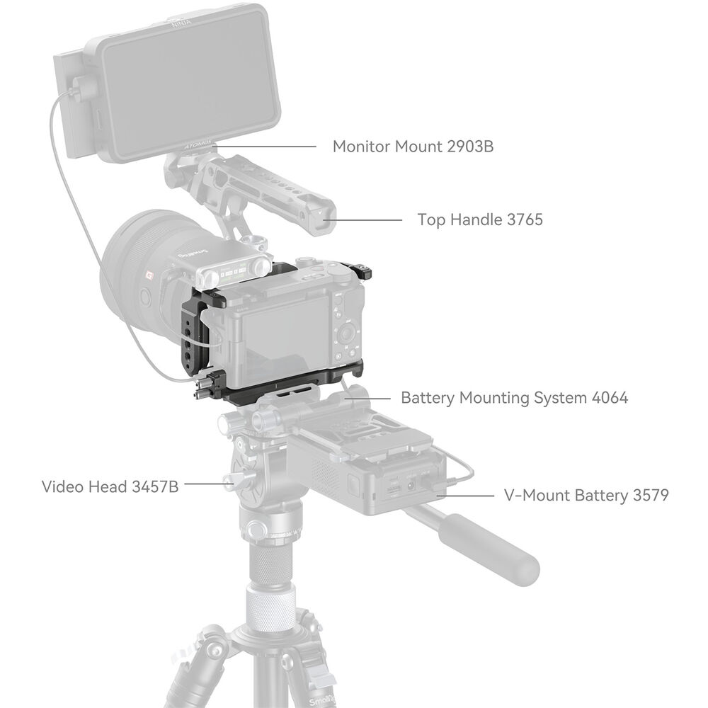 SmallRig HawkLock Quick Release Cage Kit for Sony ZV-E10M2 4949 | Chính Hãng - Ảnh 8