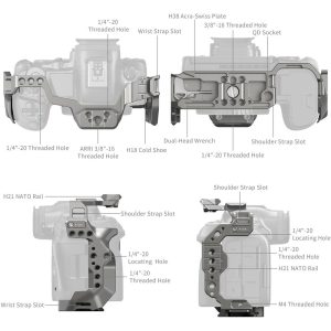 SmallRig HawkLock Quick Release Cage for Canon EOS R5M2 4977 | Chính Hãng - Ảnh 4
