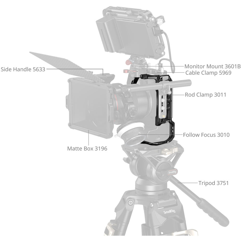 SmallRig HawkLock Quick Release Cage for Canon EOS R6M3 / R6M2 5954 | Chính Hãng - Ảnh 7