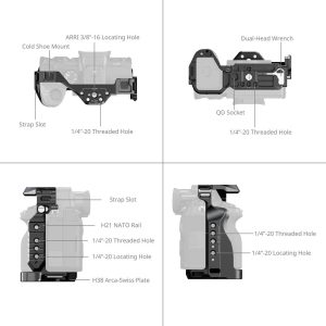 SmallRig Full Camera Cage for Sony A7RM5 / A7M4 / A7S3 / A1 / A7RM4/ 7M5 3667C | Chính Hãng - Ảnh 3