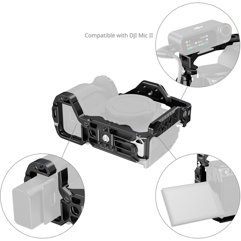 SmallRig Full Camera Cage for Sony A7RM5 / A7M4 / A7S3 / A1 / A7RM4/ 7M5 3667C | Chính Hãng - Ảnh 4