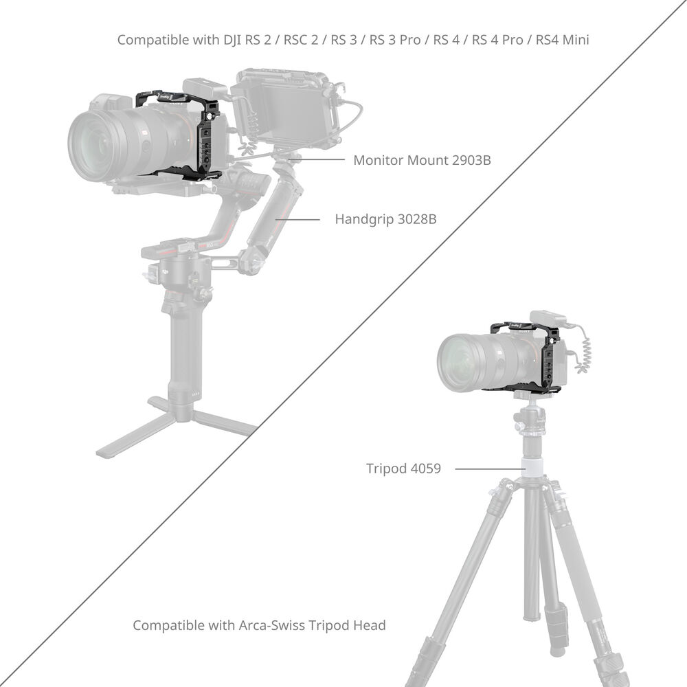 SmallRig Full Camera Cage for Sony A7RM5 / A7M4 / A7S3 / A1 / A7RM4/ 7M5 3667C | Chính Hãng - Ảnh 7