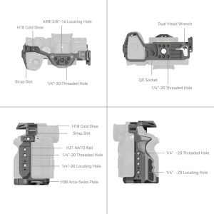 SmallRig HawkLock Quick Release Cage for Sony A7RM5 / A7M4 / A7SM3 / A1 / A7RM4 4481 | Chính Hãng - Ảnh 3