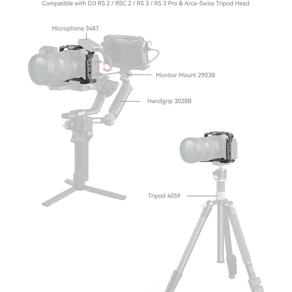 SmallRig HawkLock Quick Release Cage for Sony A7RM5 / A7M4 / A7SM3 / A1 / A7RM4 4481 | Chính Hãng - Ảnh 7
