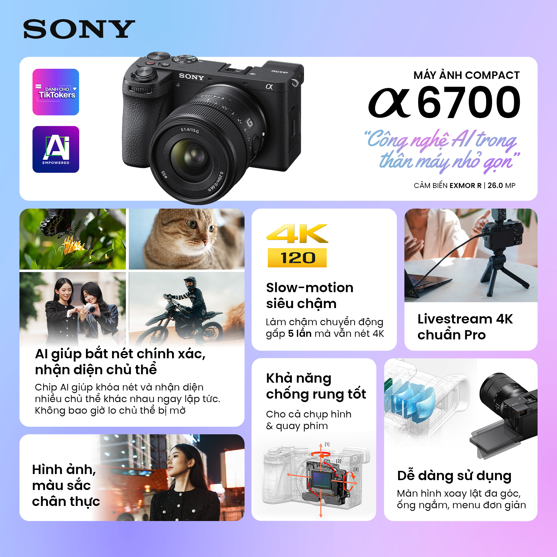 Sony Alpha 6700 (A6700) | Chính Hãng - Ảnh 2
