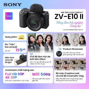 Sony ZV-E10 Mark II (ZVE10II) | Chính Hãng - Ảnh 2