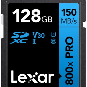 Thẻ nhớ SD Lexar Professional 800x PRO UHS-I U3 V30 128GB | Chính Hãng