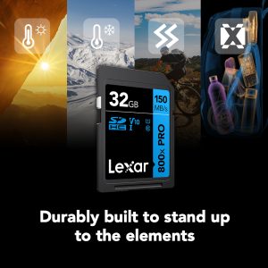 Thẻ nhớ SD Lexar Professional 800x PRO UHS-I U3 V30 256GB | Chính Hãng - Ảnh 2