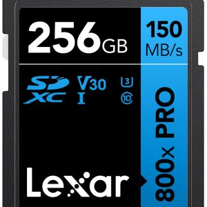 Thẻ nhớ SD Lexar Professional 800x PRO UHS-I U3 V30 256GB | Chính Hãng