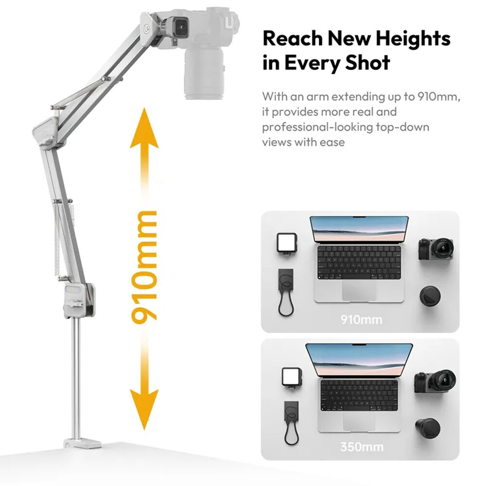 Tay Arm Topshot Ulanzi TH04 tích hợp tháo lắp nhanh Uka F38 khả năng tải 2Kg chính hãng - Ảnh 7