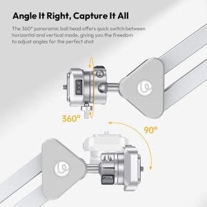Tay Arm Topshot Ulanzi TH04 tích hợp tháo lắp nhanh Uka F38 khả năng tải 2Kg chính hãng - Ảnh 10