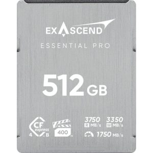 Thẻ nhớ Exascend 512GB Essential Pro CFexpress 4.0 Type B | Chính Hãng