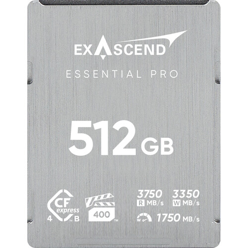 Thẻ nhớ Exascend 512GB Essential Pro CFexpress 4.0 Type B | Chính Hãng