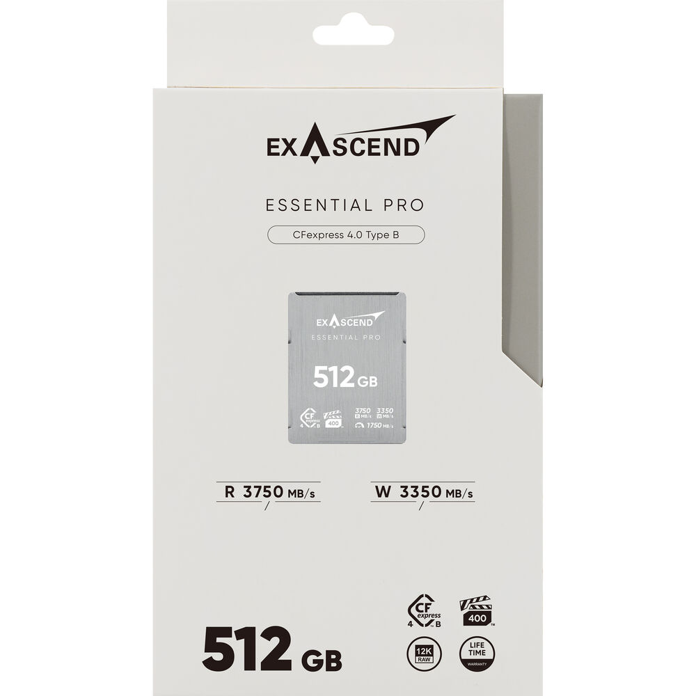 Thẻ nhớ Exascend 512GB Essential Pro CFexpress 4.0 Type B | Chính Hãng - Ảnh 3