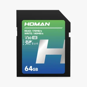 Thẻ nhớ SD Homan 64Gb 170MB/s V30 SE UHS-I