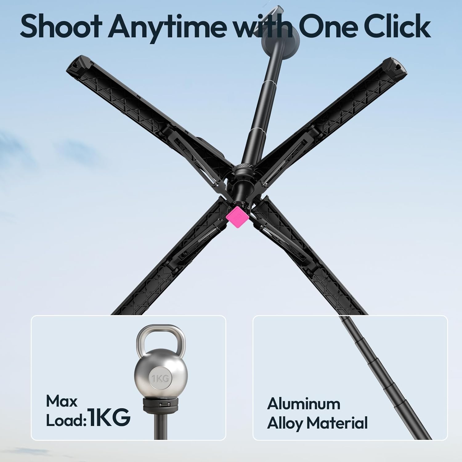 Tripod có magsafe và bluetooth dùng cho điện thoại Ulanzi MT85 - Ảnh 3