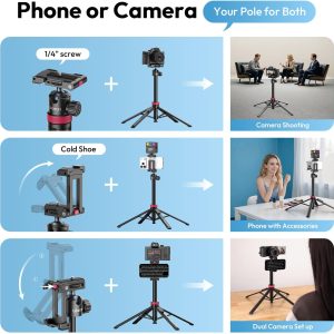 Tripod có Bluetooth dùng cho máy ảnh Ulanzi MT-44 B - Ảnh 3