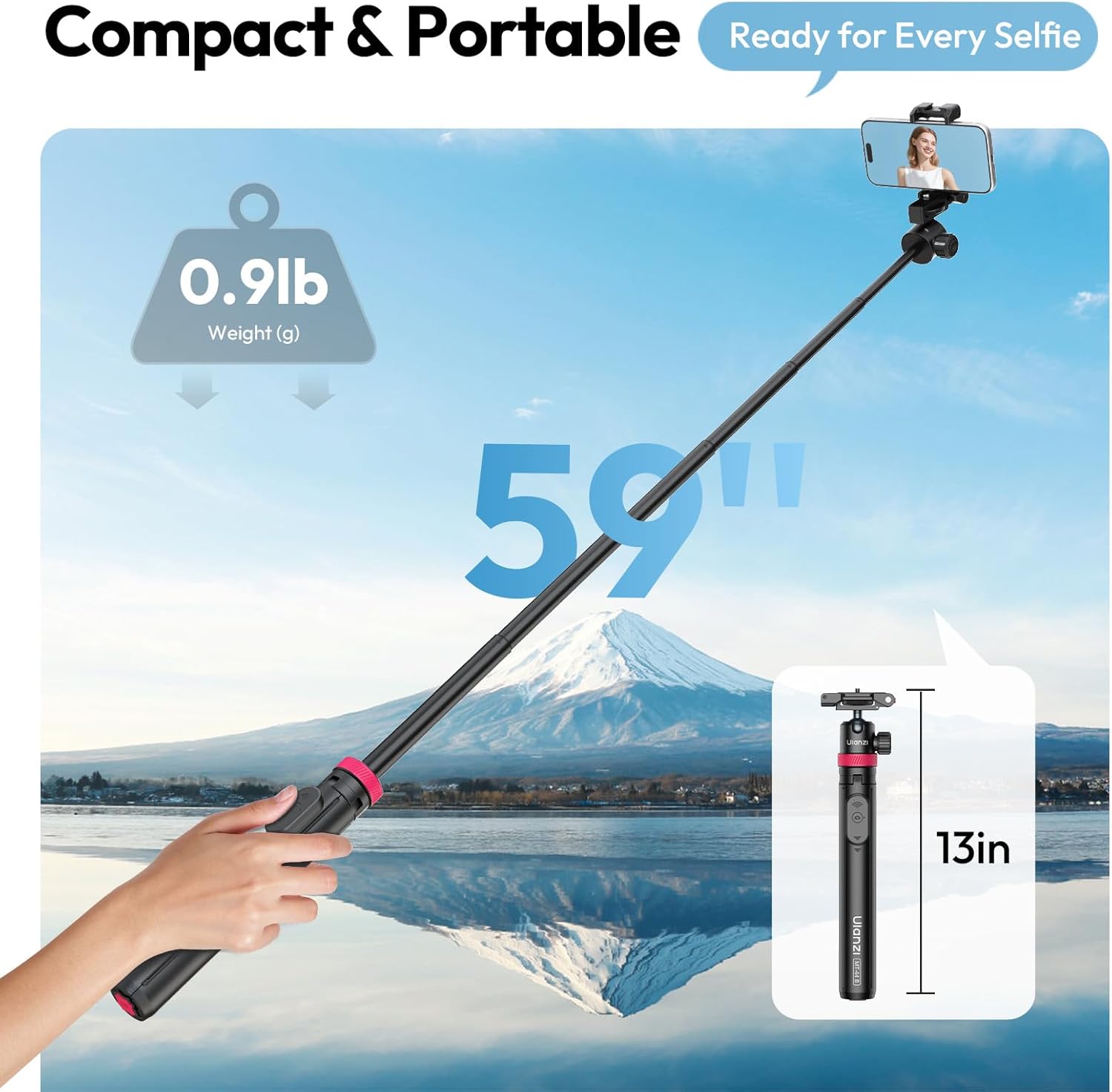 Tripod có Bluetooth dùng cho máy ảnh Ulanzi MT-44 B - Ảnh 8