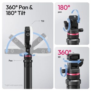 Ulanzi MT80 - Chân đèn, máy tự động mở Auto-Open xoay 360 độ tải 5kg chính hãng - Ảnh 2