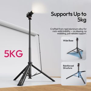 Ulanzi MT80 - Chân đèn, máy tự động mở Auto-Open xoay 360 độ tải 5kg chính hãng - Ảnh 6