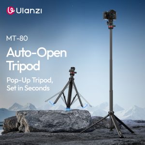 Ulanzi MT80 - Chân đèn, máy tự động mở Auto-Open xoay 360 độ tải 5kg chính hãng